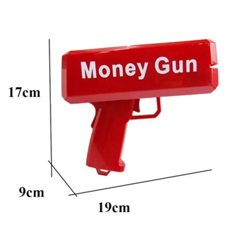 100PCS Cash Cannon Banknote Super Money Gun Shooter Toys For Party Game Wedding Birthday Party Christmas